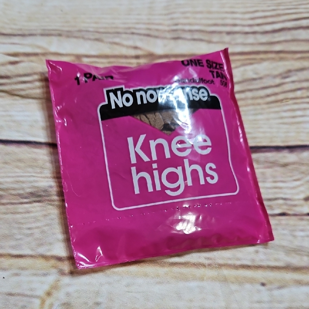 🔥No Nonsense Knee Highs - Sandalfoot #508 - Tan‎ - 1 Pack